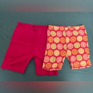 Gymboree Girl 2pcs bike lemon fruit Pink sport Short summer every day size 12